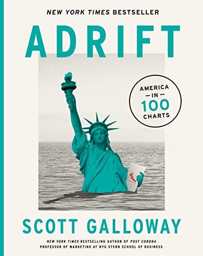 Cover of Adrift: America in 100 Charts
