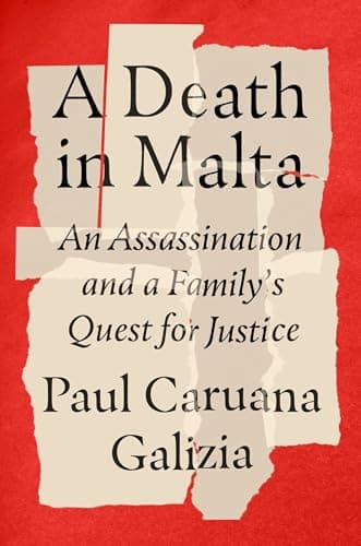 Cover of A Death in Malta: An Assassination and a Family's Quest for Justice