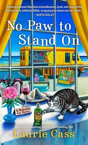 Cover of No Paw to Stand On (Bookmobile Cat Mysteries, Bk. 12)