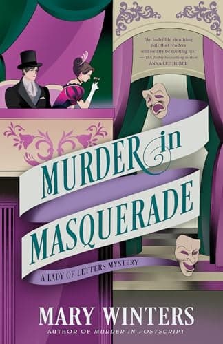 Cover of Murder in Masquerade (Lady of Letters Mystery, Bk. 2)