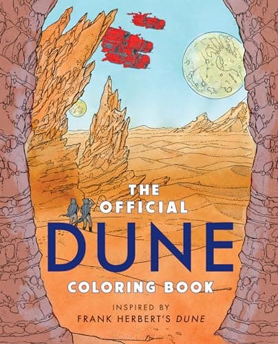 Cover of The Official Dune Coloring Book