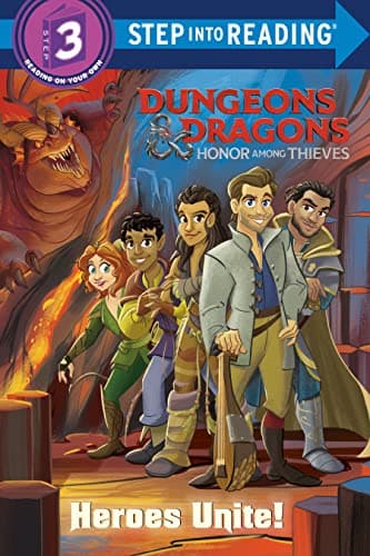 Cover of Heroes Unite! (Dungeons & Dragons: Honor Among Thieves, Step Into Reading, Step 3)