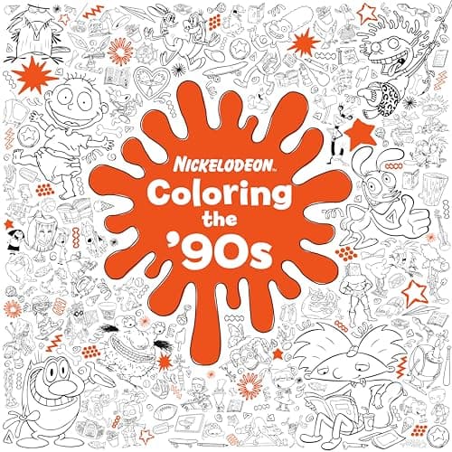 Cover of Coloring the '90s (Nickelodeon)