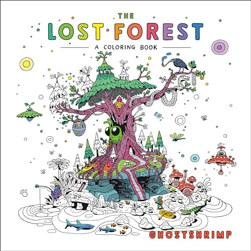 Cover of The Lost Forest: A Coloring Book