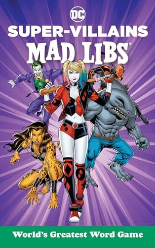 Cover of DC Super-Villains Mad Libs