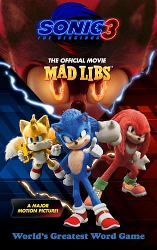 Cover of Sonic the Hedgehog 3: The Official Movie Mad Libs