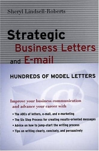 Cover of Strategic Business Letters and E-mail