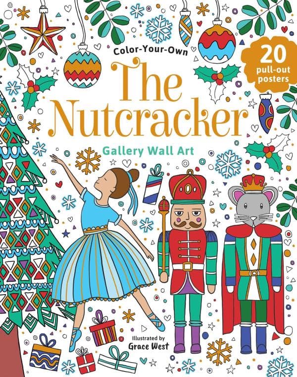 Cover of The Nutcracker (Color-Your-Own Gallery Wall Art)