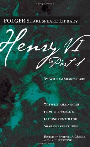 Cover of Henry VI Part 1 (Folger Shakespeare Library)