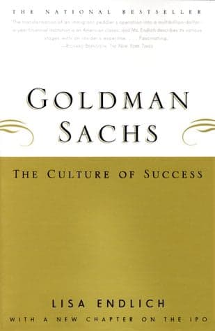 Cover of Goldman Sachs: The Culture of Success
