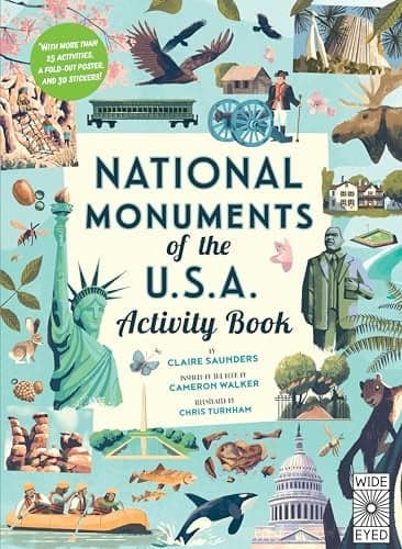 Cover of National Monuments of the U.S.A. Activity Book