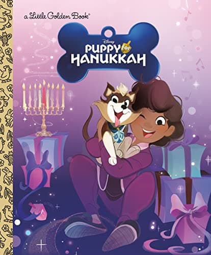 Cover of Puppy for Hanukkah (Disney, A Little Golden Book)