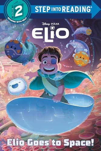 Cover of Elio Goes to Space! (Disney/Pixar Elio, Step Into Reading, Step 2)