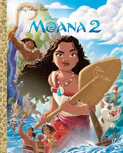 Cover of Moana 2 (Disney, Big Golden Book)