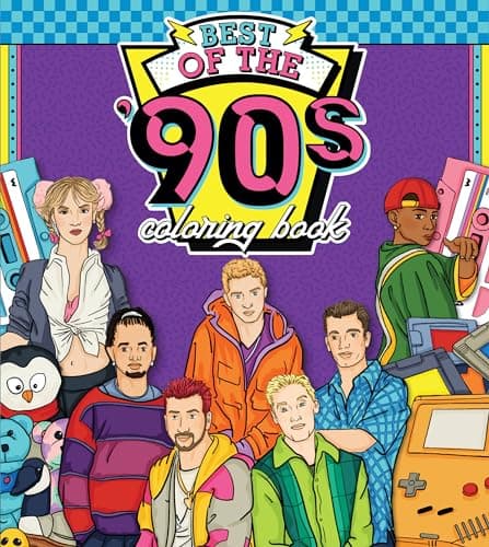 Cover of Best of the '90s Coloring Book