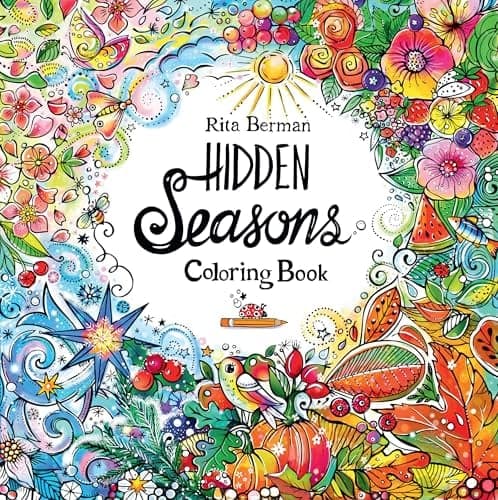 Cover of Hidden Seasons Coloring Book