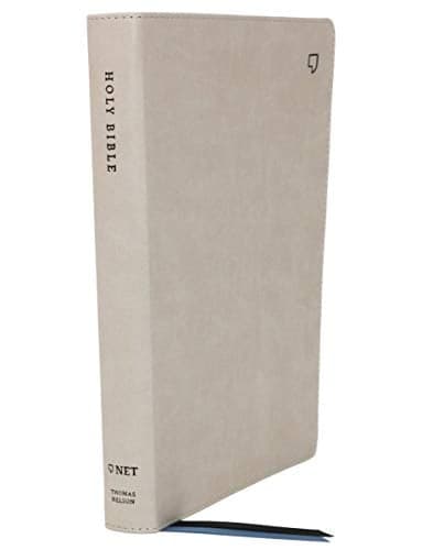 Cover of Net Thinline Large Print Bible (5683TA, Stone Leathersoft)