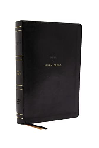 Cover of NRSV, Thinline Catholic Bible (9793BK - Black, Leathersoft)