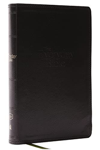Cover of KJV The Everyday Bible: 365 Daily Readings Through the Whole Bible (9813BK, Black Leathersoft)