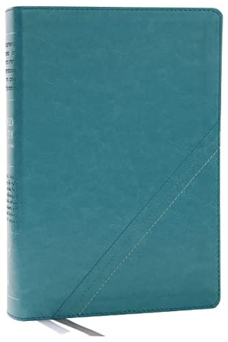 Cover of NKJV, Word Study Reference Bible (#9913TQ - Turquoise Leathersoft)