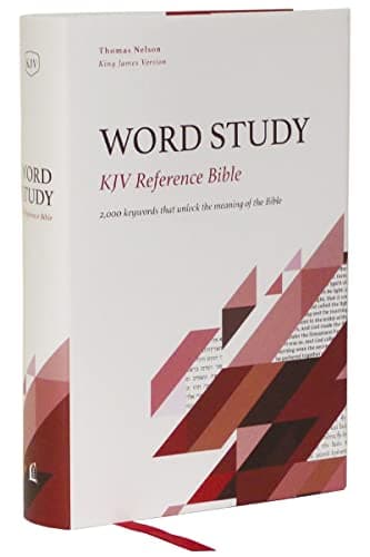 Cover of KJV, Word Study Reference Bible (Thumb Indexed, #8912 - Hardcover)