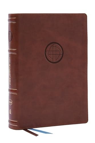 Cover of NKJV, Life in Christ Bible (#6893BRN - Brown Leathersoft)