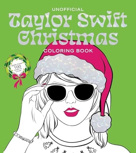 Cover of Unofficial Taylor Swift Christmas Coloring Book