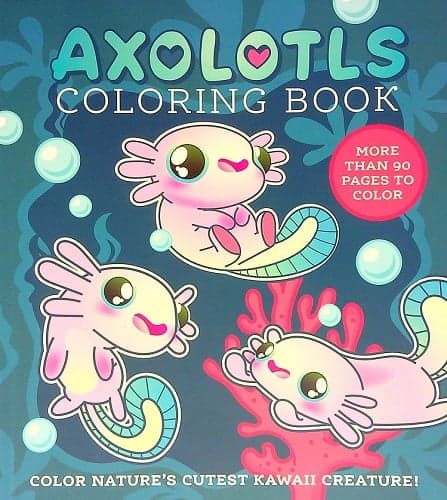 Cover of Axolotls Coloring Book