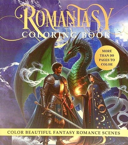 Cover of Romantasy Coloring Book