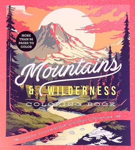 Cover of Mountains & Wilderness Coloring Book