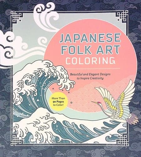 Cover of Japanese Folk Art Coloring