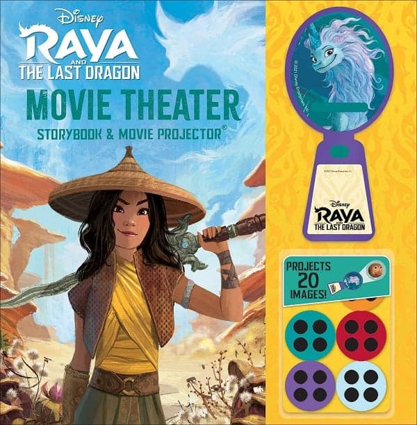 Cover of Movie Theater Storybook & Movie Projector (Disney Raya and the Last Dragon)