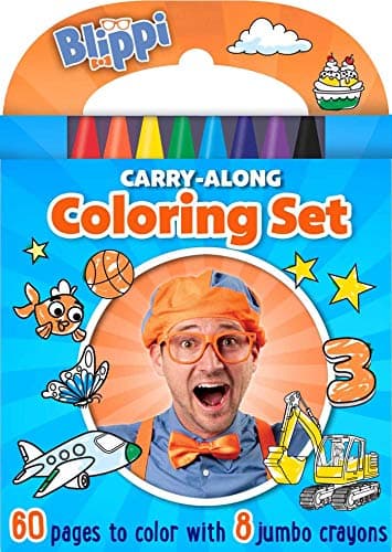 Cover of Carry-Along Coloring Set (Bllippi)