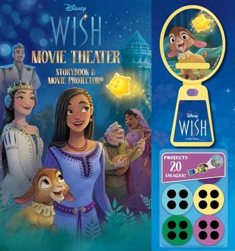 Cover of Disney Wish Movie Theater: Storybook & Movie Projector