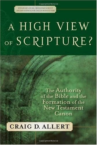 Cover of A High View Of Scripture?