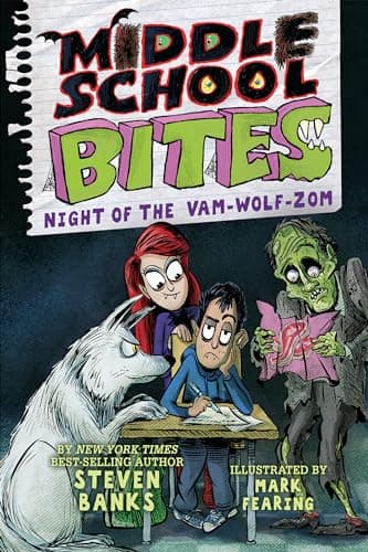 Cover of Night of the Vam-Wolf-Zom (Middle School Bites, Bk. 4)