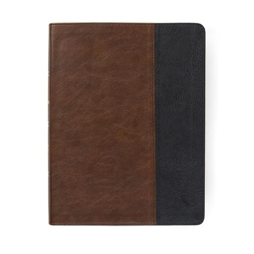 Cover of CSB, Men of Character Bible (Brown/Black LeatherTouch)