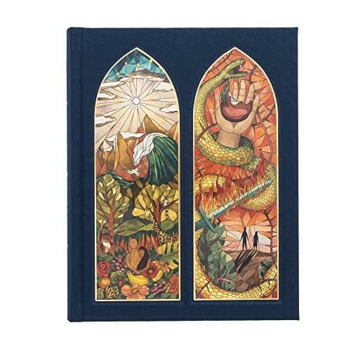 Cover of CSB Notetaking Bible (Sapphire, Cloth Over Board - Stained Glass Edition)