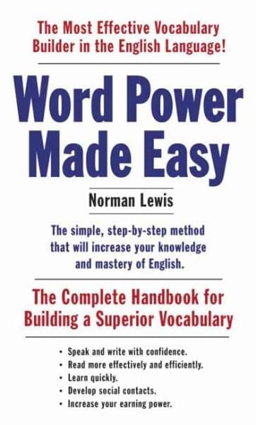 Cover of Word Power Made Easy: The Complete Handbook for Building a Superior Vocabulary