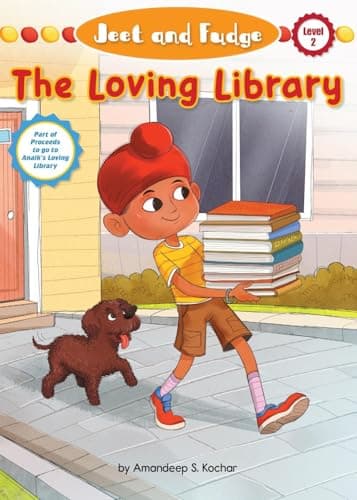 Cover of The Loving Library (Jeet and Fudge, Bk. 3, Paw Prints Readers, Level 2)