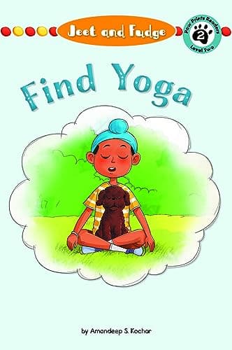 Cover of Jeet and Fudge Find Yoga (Paw Prints Readers, Level 2)