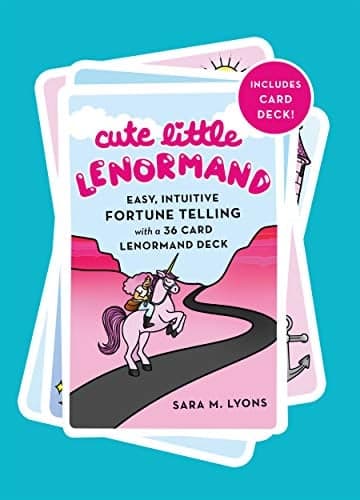 Cover of Cute Little Lenormand: Easy, Intuitive Fortune Telling  with a 36 Card Lenormand Deck