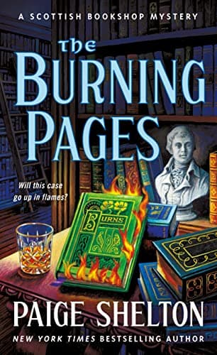 Cover of The Burning Pages (Scottish Bookshop Mysteries, Bk. 7)