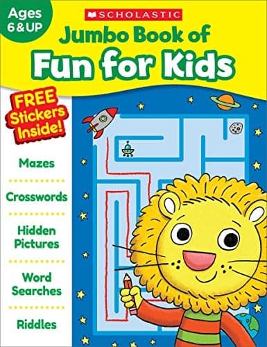 Cover of Jumbo Book of Fun for Kids: Ages 6 & Up