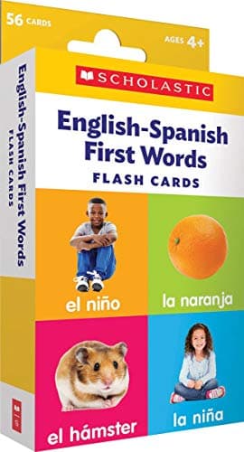 Cover of English-Spanish First Words: Flash Cards