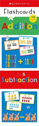 Cover of Addition & Subtraction Flashcard Double Pack (Scholastic Early Learners)