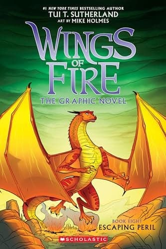 Cover of Escaping Peril (Wings of Fire, Volume 8)