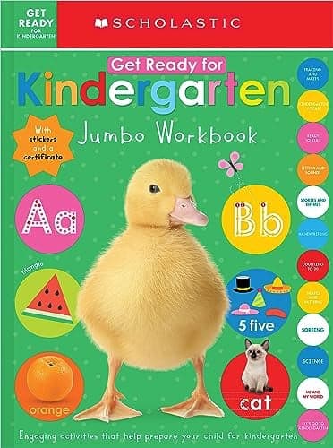 Cover of Get Ready for Kindergarten Jumbo Workbook