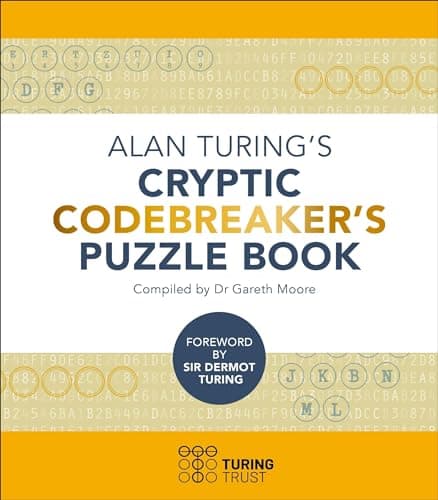 Cover of Alan Turing's Cryptic Codebreaker's Puzzle Book