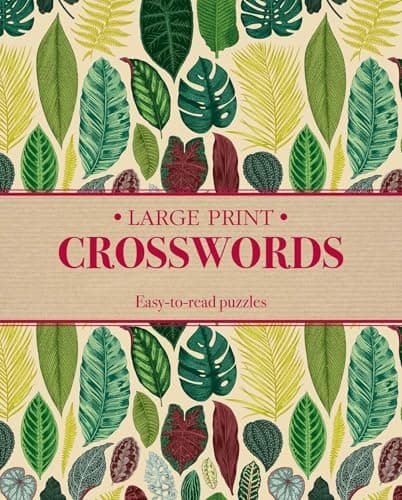 Cover of Large Print Crosswords: Easy-To-Read Puzzles